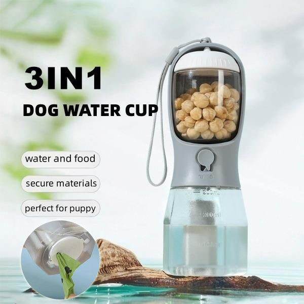 3-in-1 Portable Multi-functional Pet Cups