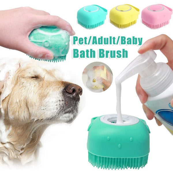 Silicone Bath Massage Comb Brush