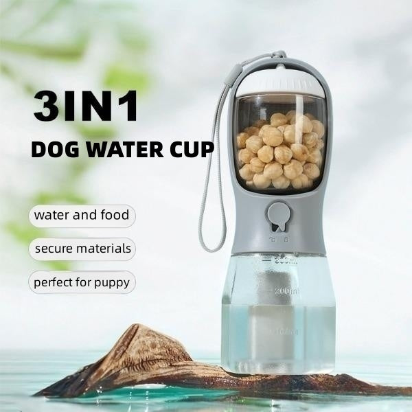 3-in-1 Portable Multi-functional Pet Cups